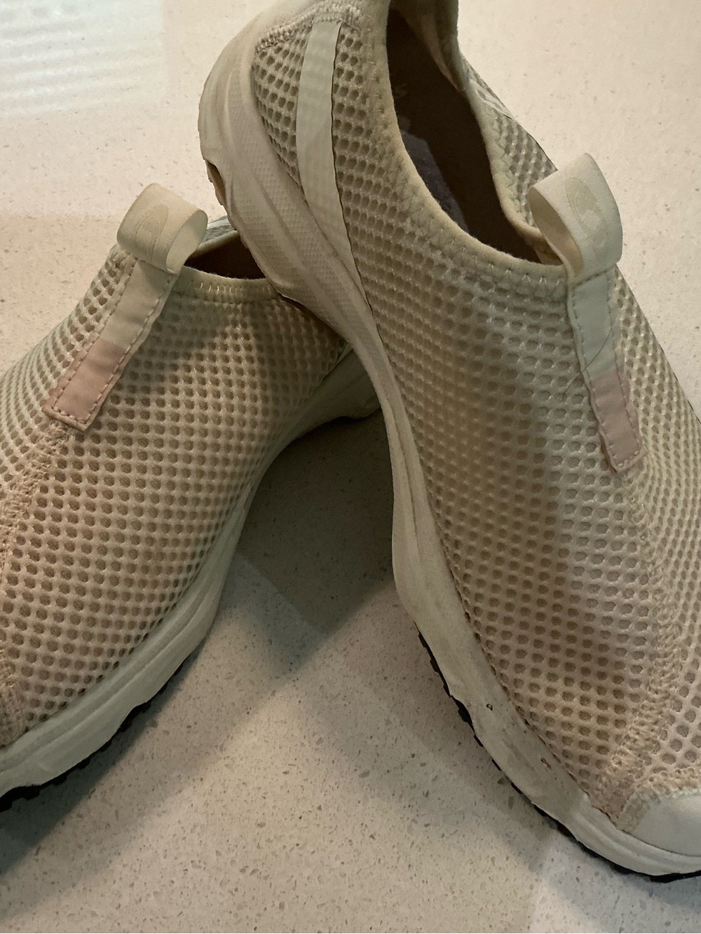 Salomon Women’s or men’s Slip-On Mesh Sneakers - Cream
